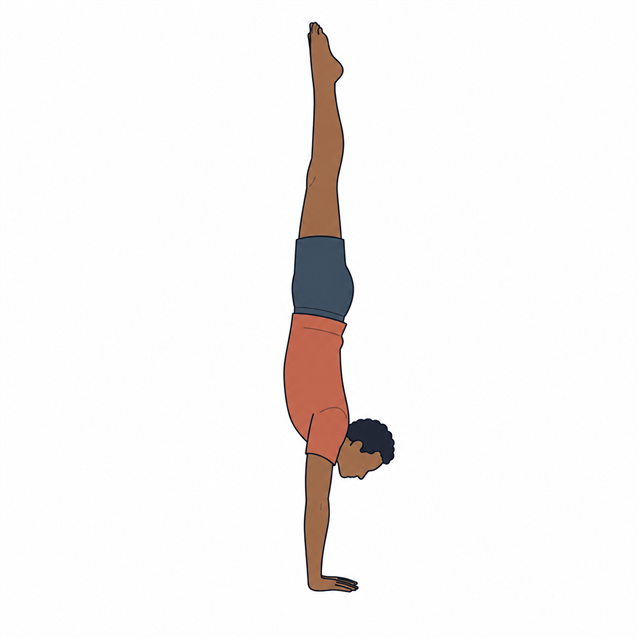 Illustration: freier Handstand